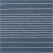 Pemberly Row Set of 2 Blue Striped Upholstered Counter Stools in White Wood