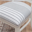 Pemberly Row Set of 2 Upholstered Dining Chairs in White Maple