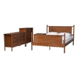 Pemberly Row 4-Piece Wood Queen Bedroom Set with 1 Nightstand