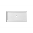 Pemberly Row Shower Base Center Drain Acrylic Glossy White 60x30 in