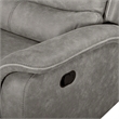 Pemberly Row 3-Piece Manual Reclining Sectional with Hardwood Frame in Gray