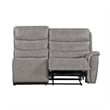 Pemberly Row 3-Piece Manual Reclining Sectional with Hardwood Frame in Gray