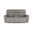 Pemberly Row 2-Piece Fabric Manual Reclining Living Room Set in Gray