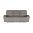 Pemberly Row 2-Piece Fabric Manual Reclining Living Room Set in Gray