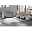 Pemberly Row 2-Piece Fabric Manual Reclining Living Room Set in Gray