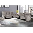 Pemberly Row 2-Piece Gray Fabric Power Reclining Living Room Set