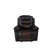 Pemberly Row 3-Piece Brown Faux Leather Power Reclining Living Room Set