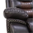 Pemberly Row 3-Piece Brown Faux Leather Power Reclining Living Room Set