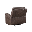 Pemberly Row 3-Piece Fabric Power Living Room Set in Mocha Polyester