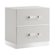Pemberly Row 4-Piece Queen Bedroom Set in Wood with White Finish