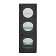 Pemberly Row Side Entry Curio Cabinet in Espresso Brown Wood with Lighting