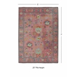 Pemberly Row 5' x 7' Polyester Area Rug in Pink and Blue