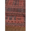 Pemberly Row 2' x 10' Runner Rug in Red and Black Polyester