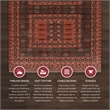 Pemberly Row 2' x 10' Runner Rug in Red and Black Polyester