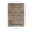 Pemberly Row 3' X 5' Accent Rug in Brown and Beige Polyester Chenille