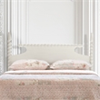 Pemberly Row Spindle Headboard in Mahogany with Antique White Finish