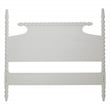 Pemberly Row Spindle Headboard in Mahogany with Antique White Finish