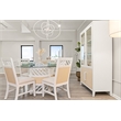 Pemberly Row White Curio Cabinet with Touch Lighting and Hardwood