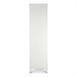 Pemberly Row White Curio Cabinet with Touch Lighting and Hardwood