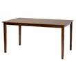 Pemberly Row Florencia Grey Fabric and Walnut Brown Wood 7-Piece Dining Set