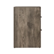 Pemberly Row Misty Lodge 2-Drawer Wood Nightstand in Greige Finish
