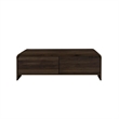 Pemberly Row 3-Piece Wood Cocktail and End Table Set in Walnut