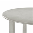 Pemberly Row 5-Piece Round Wood Dining Set with 4 Chairs in Driftwood