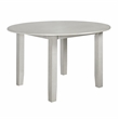 Pemberly Row 5-Piece Round Wood Dining Set with 4 Chairs in Driftwood