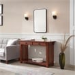 Pemberly Row Village Stainless Steel Wall Light in Oil-Rubbed Bronze