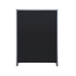Pemberly Row 5-Drawer Chest in Solid Wood and Charcoal Finish