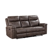 Pemberly Row 2-Piece Polyester Fabric Sofa and Loveseat Set in Mocha