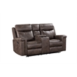 Pemberly Row 2-Piece Polyester Fabric Sofa and Loveseat Set in Mocha