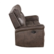 Pemberly Row 2-Piece Polyester Fabric Sofa and Loveseat Set in Mocha