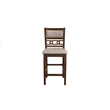 Pemberly Row Set of 4 Solid Wood Counter Chairs in Cherry Finish