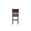 Pemberly Row Set of 4 Solid Wood Counter Chairs in Cherry Finish