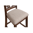Pemberly Row Set of 4 Solid Wood Counter Chairs in Cherry Finish