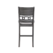Pemberly Row Solid Wood Counter Chair in Gray (Set of 4)