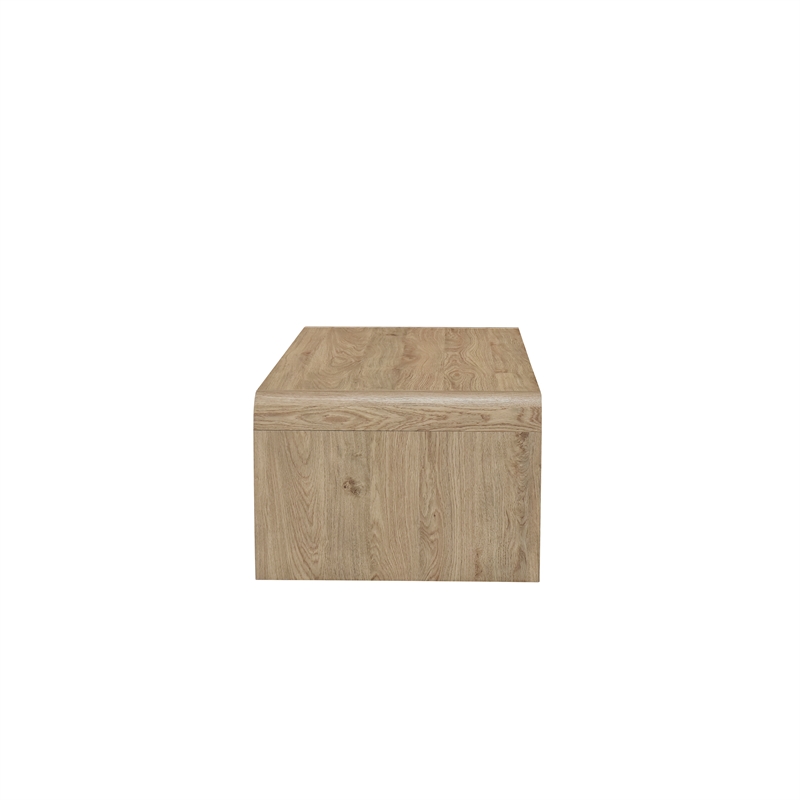 Pemberly Row 3-Piece Cocktail Table and End Tables in Natural Wood Finish