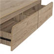 Pemberly Row 3-Piece Cocktail Table and End Tables in Natural Wood Finish