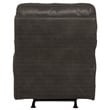 Pemberly Row Gray Power Rocker Recliner with USB Charging Port