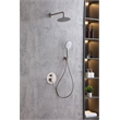 Pemberly Row Brass Shower Faucet System in Brushed Nickel