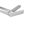 Pemberly Row Brass Single Handle Bathroom Faucet in Chrome