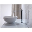 Pemberly Row Brass Single Handle Bathroom Faucet in Chrome