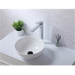 Pemberly Row Brass Single Handle Bathroom Faucet in Chrome
