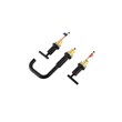 Pemberly Row Brass Double-Handle Bathroom Faucet in Black Finish