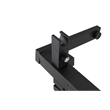 Pemberly Row Floor Mounted Tub Faucet with Hand Shower in Matte Black