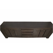 Pemberly Row Sideboard with 3 Drawers and 4 Doors in Charred Ember Brown
