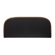 Pemberly Row Upholstered Platform Bed in Burnt Orange Performance Velvet