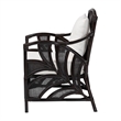 Pemberly Row Rattan Armchair with Leaf Frame and Wicker Design