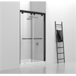 Pemberly Row 48x36 Plastic Shower Tray in Glossy White with Center Drain